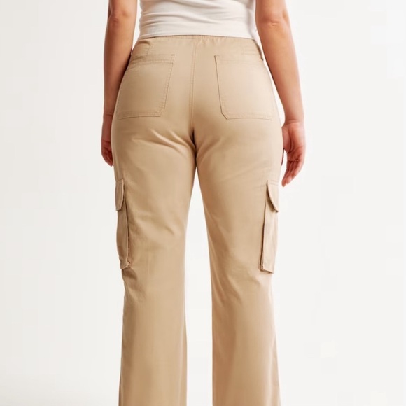 Abercrombie & Fitch Curve Love Relaxed Cargo Pant 27L - Picture 2 of 7